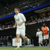 ESP: Real Madrid v Villarreal CF. La Liga EA Sports. Date 9 Luka Modric of Real Madrid CF during the La Liga EA Sports match between Real Madrid and Villarreal CF played at Santiago Bernabeu Stadium on October 5, 2024 in Madrid, Spain. kpng Copyright: xCesarxCebollax/xPRESSINPHOTOx PS_241005_RMA-VIL_202,Image: 917767438, License: Rights-managed, Restrictions: , Model Release: no, Credit line: Cesar Cebolla / PRESSINPHOTO / imago sportfotodienst / Profimedia