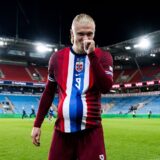 241010 Erling Braut Haaland of Norway after the Nations League football match between Norway and Slovenia on October 10, 2024 in Oslo. 
Photo: Vegard Grřtt / BILDBYRĹN / kod VG / VG0670
bbeng fotboll football soccer fotball nations league landskamp norge norway slovenien slovenia,Image: 919253316, License: Rights-managed, Restrictions: *** World Rights Except Austria, Denmark, Finland, Norway, and  Sweden *** AUTOUT DNKOUT FINOUT NOROUT SWEOUT, Model Release: no, Credit line: Bildbyran / ddp USA / Profimedia