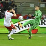 Warsaw, Poland, 151024. National Stadium. Soccer match UEFA Nations League, Group A, 4th round, Poland - Croatia. in the photo: Dominik Livakovic. Photo: / CROPIX Zagreb Croatia Copyright: xxDamirxKrajacx poljska_hrvatska84-151024,Image: 921556386, License: Rights-managed, Restrictions: , Model Release: no, Credit line: Damir Krajac / imago sportfotodienst / Profimedia