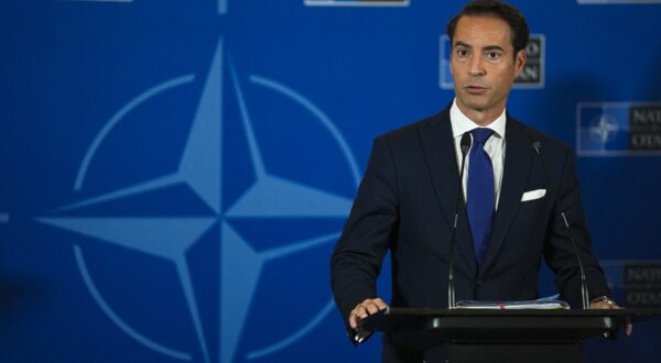 SARAJEVO, BOSNIA AND HERZEGOVINA - OCTOBER 23: Acting Assistant Secretary General for Political Affairs and Security Policy and the NATO Secretary Generalâ€™s Special Representative for the Southern Neighbourhood Javier Colomina makes a speech during the NATO Partnerships 360 Symposium in Sarajevo, Bosnia and Herzegovina on October 23, 2024. Samir Jordamovic  / Anadolu,Image: 925328746, License: Rights-managed, Restrictions: , Model Release: no, Credit line: Samir Jordamovic / AFP / Profimedia