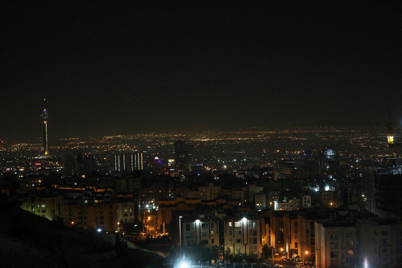 TEHRAN, IRAN - OCTOBER 26: A view of Iran's capital, Tehran, following the Israeli army’s announcement of strikes targeting 'military objectives' in Iran on October 26, 2024. Israeli army stated, 'In response to the ongoing attacks against Israel in recent months, precise strikes are currently being conducted on military targets in Iran.' Fatemeh Bahrami / Anadolu/ABACAPRESS.COM,Image: 926511198, License: Rights-managed, Restrictions: , Model Release: no, Credit line: AA/ABACA / Abaca Press / Profimedia