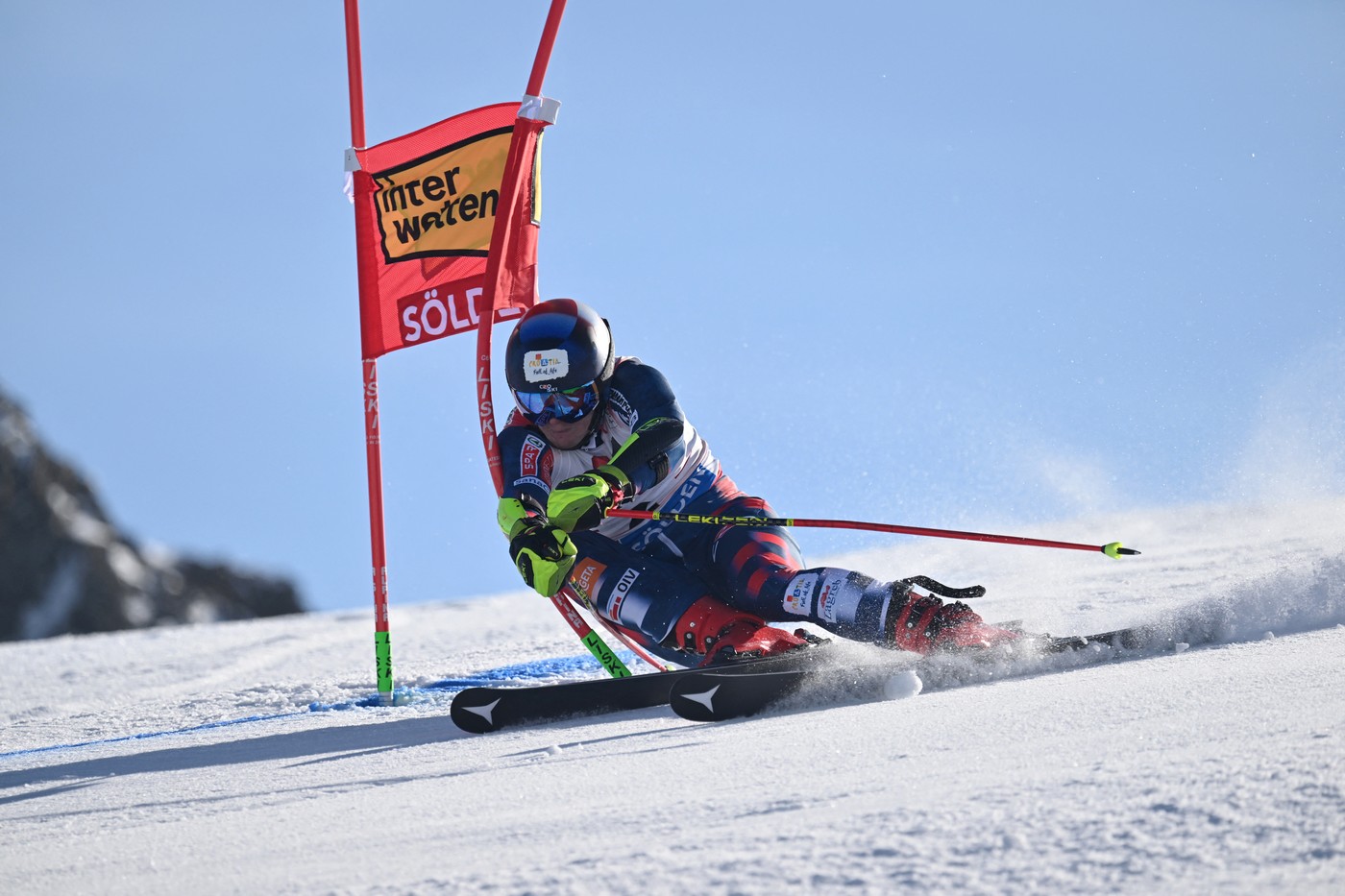 Croatia's Filip Zubcic competes during the first run of the men's Giant Slalom of the FIS Alpine Ski World Cup in Soelden, Austria, on October 27, 2024.,Image: 926977731, License: Rights-managed, Restrictions: , Model Release: no, Credit line: KERSTIN JOENSSON / AFP / Profimedia