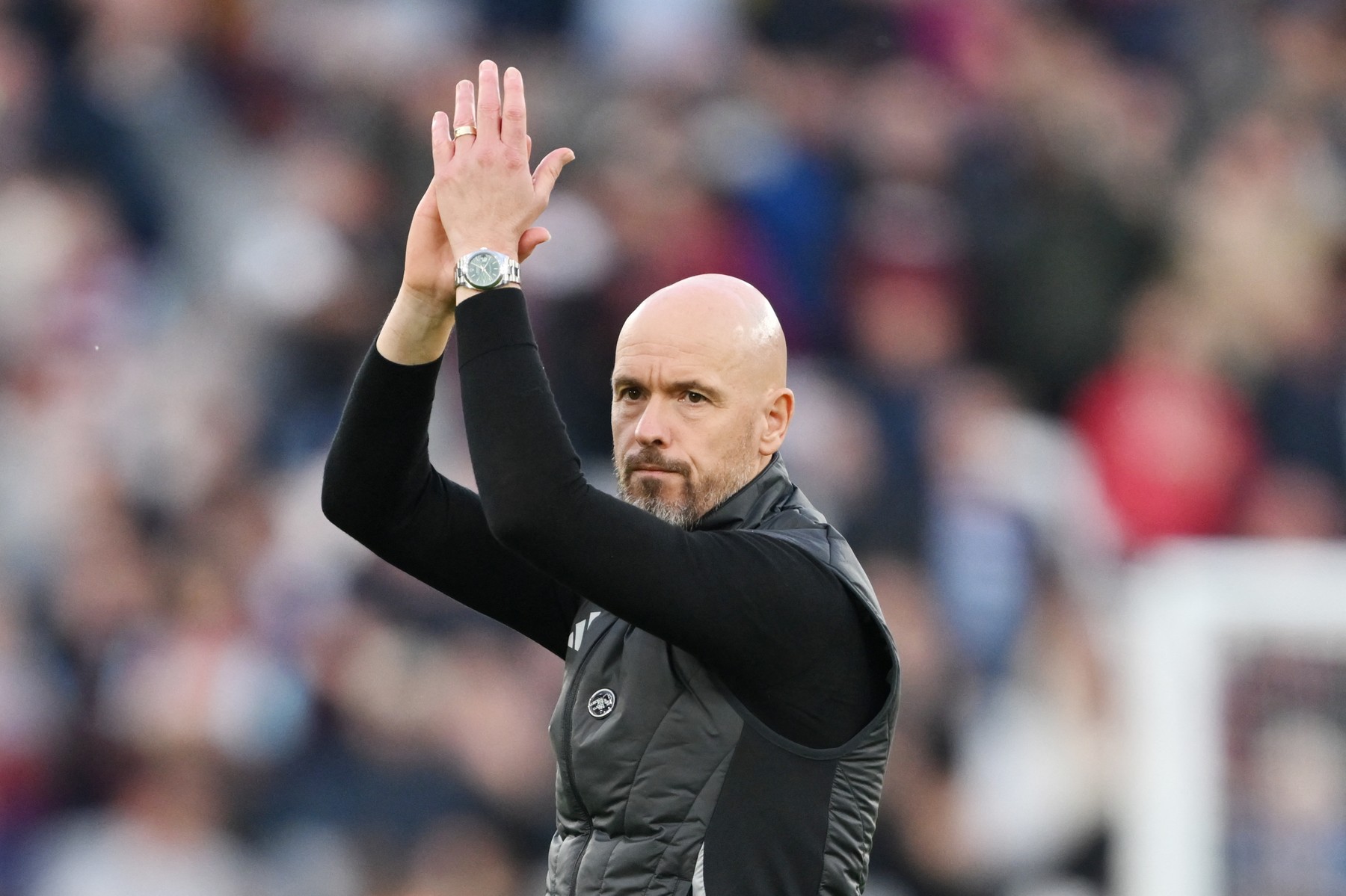 Manchester United manager Erik ten Hag after the English championship Premier League football match between West Ham United and Manchester United on 27 October 2024 at the London Stadium in London, England - Photo Simon Traylen / ProSportsImages / DPPI,Image: 927324035, License: Rights-managed, Restrictions: Hungary Out UK Out, Model Release: no, Credit line: Simon Traylen / AFP / Profimedia