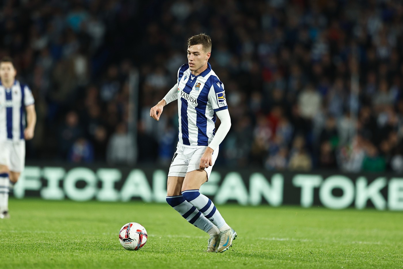 Luka Sucic (Sociedad), OCTOBER 27, 2024 - Football / Soccer : Spanish "LaLiga EA Sports" match between Real Sociedad 0-2 CA Osasuna at the Reale Arena in San Sebastian, Spain.,Image: 927490797, License: Rights-managed, Restrictions: No third party sales, Model Release: no, Credit line: Mutsu Kawamori / AFLO / Profimedia