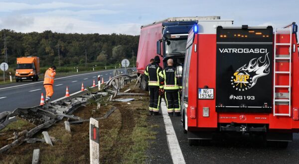 17.09.2024., Okucani - Teska prometna nesreca na A3 Bregana-Lipovac izmedju cvora Nova Gradiska i cvora Okucani. Photo: Ivica Galovic/PIXSELL