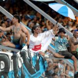 Argentina s Racing Club fans celebrate after defeating Cruzeiro of Brazil during the CONMEBOL Copa Sudamericana final, at La Nueva Olla stadium in Asuncion, Paraguay, on November 23, 2024. Racing Club becomes champion after beating Cruzeiro of Brazil 3-1. ASUNCION PARAGUAY *** Argentina s Racing Club fans celebrate after defeating Cruzeiro of Brazil during the CONMEBOL Copa Sudamericana final, at La Nueva Olla stadium in Asuncion, Paraguay, on November 23, 2024 Racing Club becomes champion after beating Cruzeiro of Brazil 3 1 ASUNCION PARAGUAY Copyright: