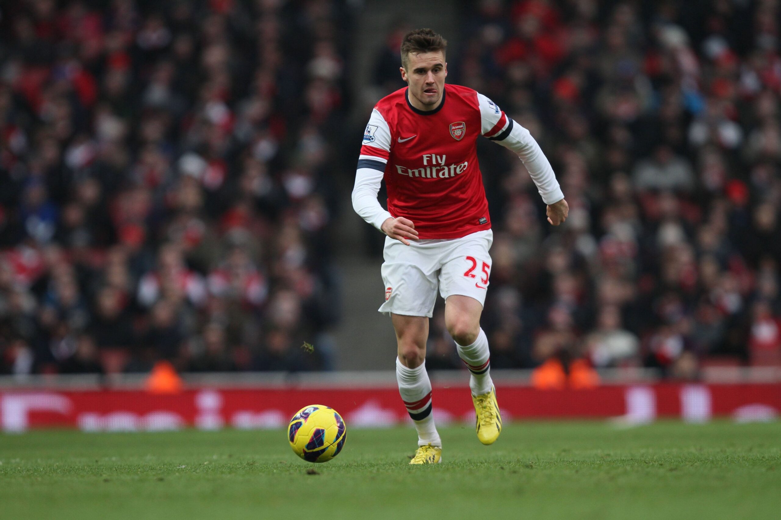 Arsenal v Aston Villa . . 23.02.2013 Carl Jenkinson (A)