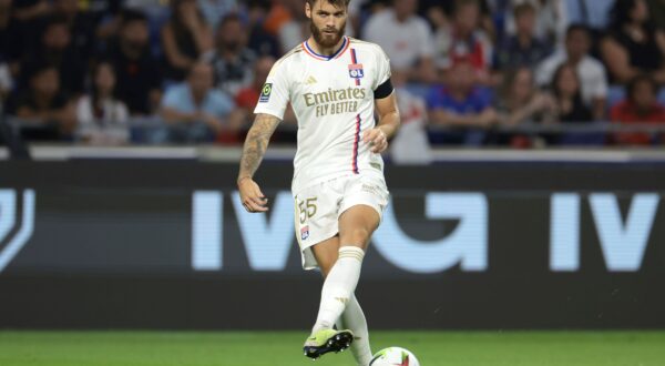 September 3, 2023, Lyon: Lyon, France, 3rd September 2023. Duje Caleta-Car of Olympique Lyon during the Ligue 1 match at the Groupama Stadium, Lyon. (Credit Image: Â© Jonathan Moscrop/Sportimage/Cal Sport Media) (Cal Sport Media via AP Images) Olympique Lyonnais v Paris Saint Germain - Ligue 1 - Groupama St