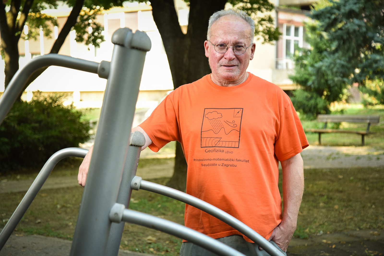 19.07.2024., Zagreb - Branko Grisogno, atmosferski fizicar s Prirodoslovno matematickog fakulteta u Zagrebu. 

Photo Sasa ZinajaNFoto