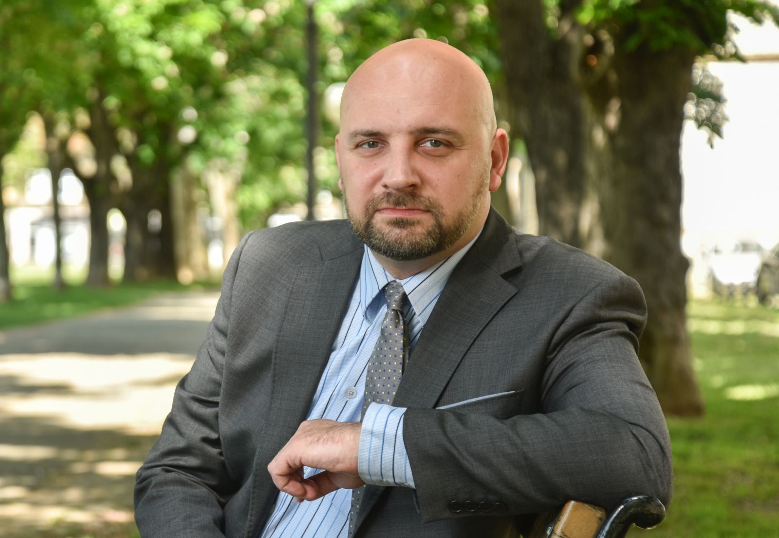 05.05.2023., Zagreb - Denis Avdagić, politicki i sigurnosni analiticar. 

Photo Sasa ZinajaNFoto