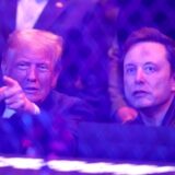 Nov 16, 2024; New York, NY, USA; President-elect Donald Trump (left) sits ringside with South African businessman Elon Musk during UFC 309 at Madison Square Garden.,Image: 935417590, License: Rights-managed, Restrictions: *** Worldwide Rights Except Baltics, China, Denmark, Finland, Germany, Hong Kong, Japan, Macau, Norway, Poland, South Korea, Sweden, and Taiwan *** No sales outside your territory. No 3rd parties. No redistribution ***, Model Release: no, Credit line: Imagn Images / ddp USA / Profimedia