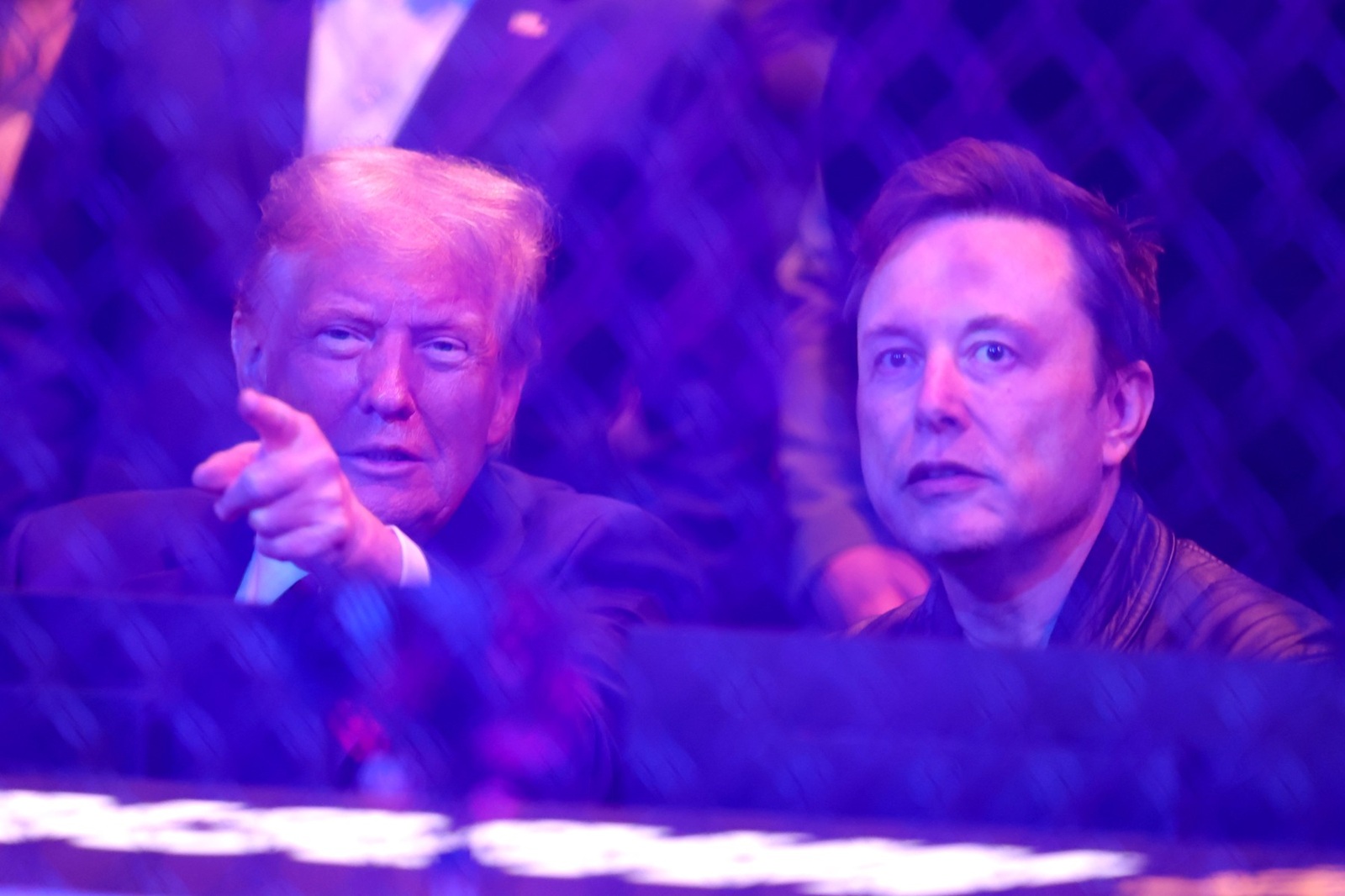 Nov 16, 2024; New York, NY, USA; President-elect Donald Trump (left) sits ringside with South African businessman Elon Musk during UFC 309 at Madison Square Garden.,Image: 935417590, License: Rights-managed, Restrictions: *** Worldwide Rights Except Baltics, China, Denmark, Finland, Germany, Hong Kong, Japan, Macau, Norway, Poland, South Korea, Sweden, and Taiwan *** No sales outside your territory. No 3rd parties. No redistribution ***, Model Release: no, Credit line: Imagn Images / ddp USA / Profimedia