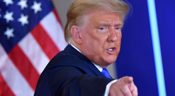 US President Donald Trump gestures after speaking during election night in the East Room of the White House in Washington, DC, early on November 4, 2020.,Image: 567279814, License: Rights-managed, Restrictions: ALTERNATIVE CROP, Model Release: no, Credit line: MANDEL NGAN / AFP / Profimedia