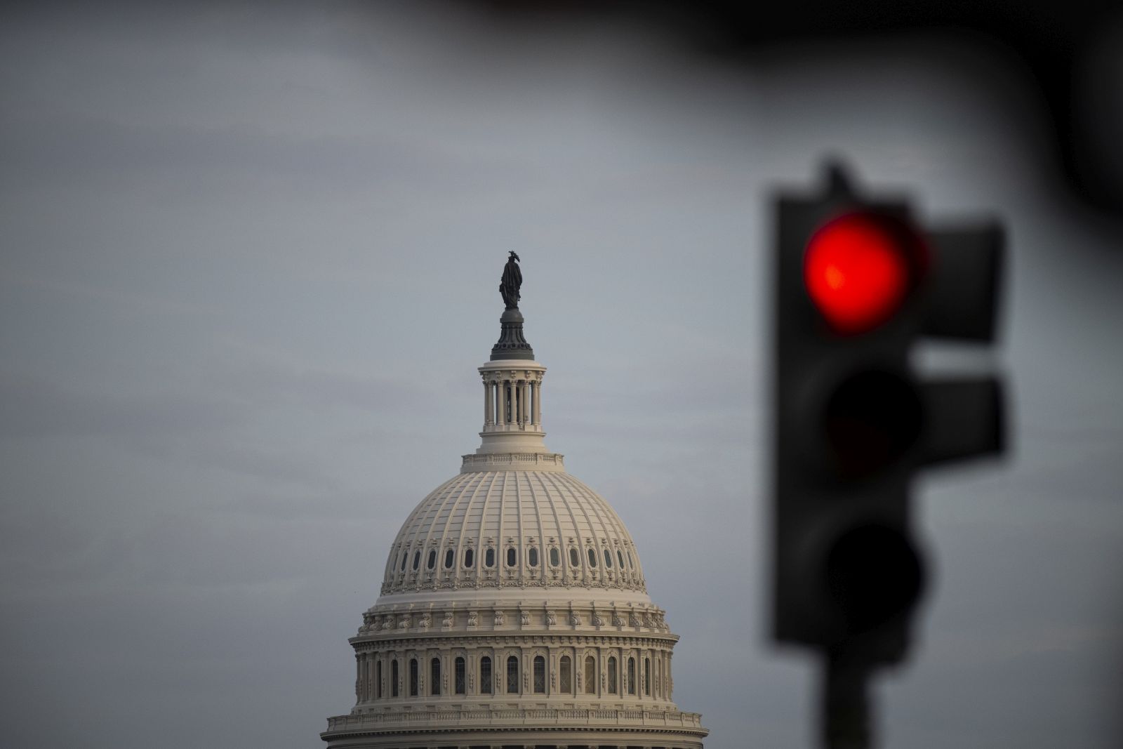 epaselect epa11706452 The US Capitol Building dome, in Washington, DC, USA, 06 November 2024. Republican presidential candidate Donald J. Trump was declared the winner of the 2024 US presidential election over Democratic presidential candidate US Vice President Kamala Harris.  EPA/GRAEME SLOAN