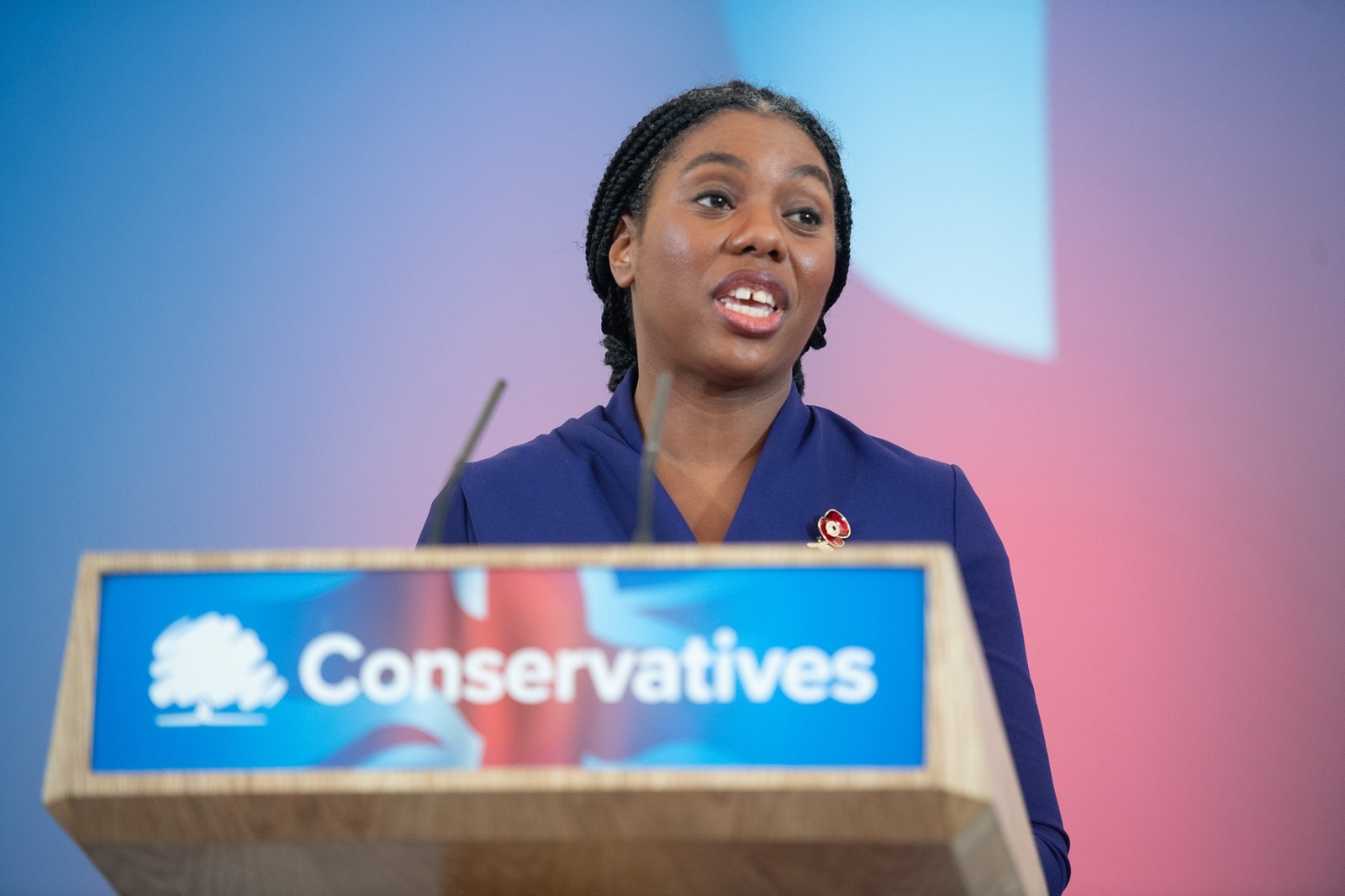 New Conservative Party leader Kemi Badenoch speaks at the Conservative Party Leadership Announcement event at 8 Northumberland Avenue in London, England, UK on Saturday 2 November, 2024.,,Image: 929431924, License: Rights-managed, Restrictions: Restrictions:
Please credit photographer and agency when publishing as Justin Ng/UPPA/Avalon., Model Release: no, Credit line: Justin Ng / Avalon / Profimedia