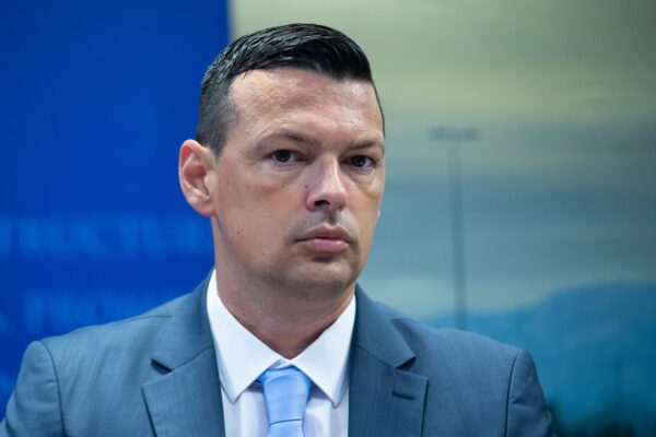 10.07.2019., Zagreb - U Ministarstvu mora, prometa i infrastrukture predstavljen je novi sustav naplate cestarine u Republici Hrvatskoj. Mario Madunic.rPhoto: Davor Puklavec/PIXSELL