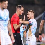 01.09.2024., stadion HNK Rijeka, Rijeka - SuperSport HNL, 05. kolo, HNK Rijeka - GNK Dinamo. sudac Duje Strukan, Ivan Smolcic Photo: Luka Stanzl/PIXSELL