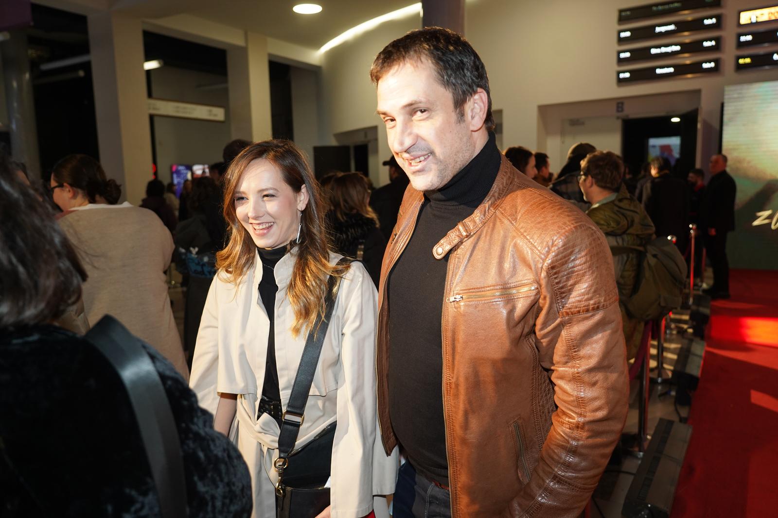 01, March, 2024, Belgrade - The premiere of the film "Za danas tolanko" in the main competition program at the 52nd edition of FEST. Jovana Stojiljkovic, Goran Bogdan. Photo: Antonio Ahel/ATAImages

01, mart, 2024, Beograd - Premijera filma "Za danas toliko" u programskoj celini Glavni takmicarski program na 52. izdanju FEST-a. Photo: Antonio Ahel/ATAImages Photo: Antonio Ahel/ATAImages/PIXSELL