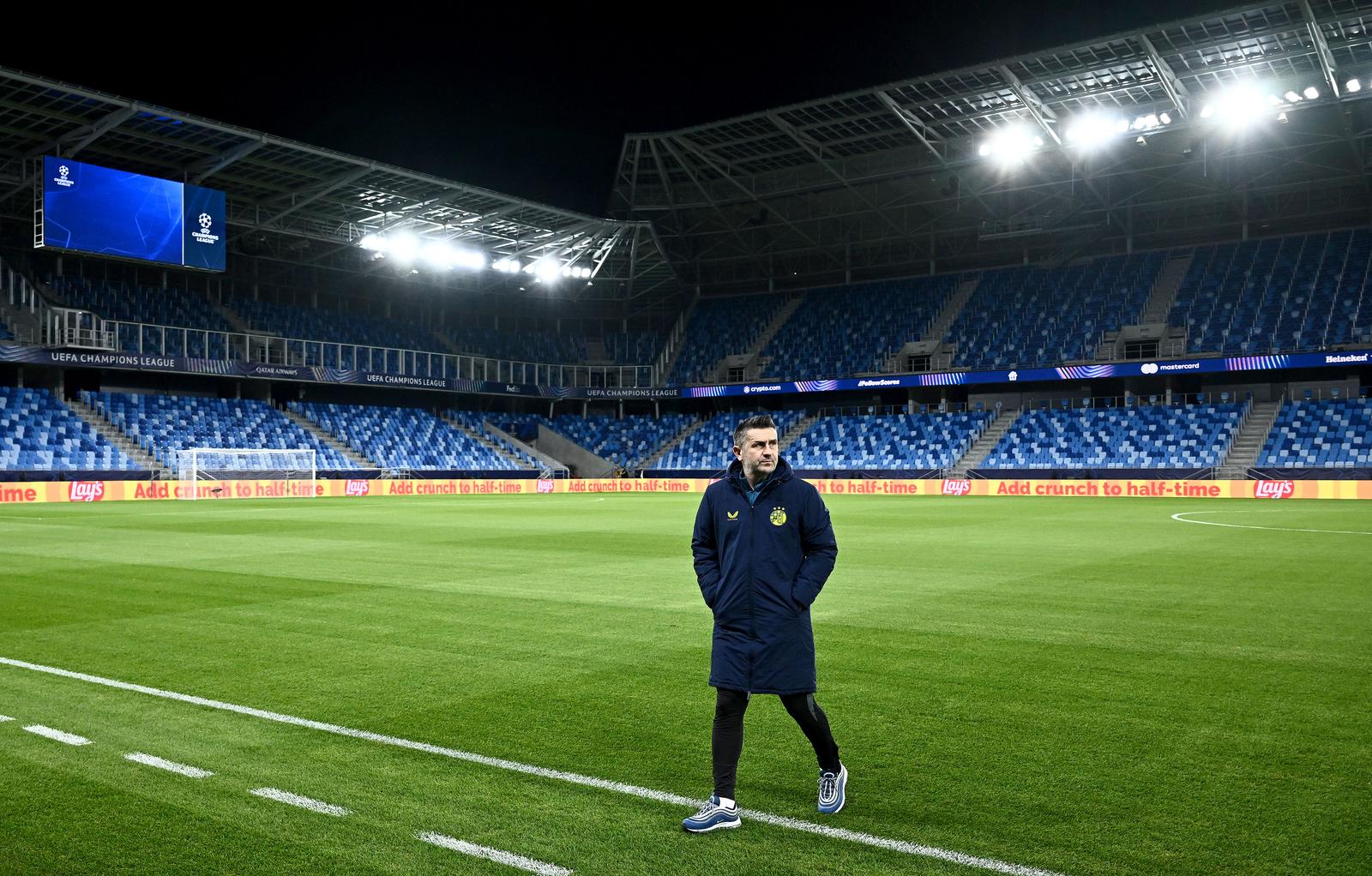 04.11.2024., Nacionalni stadion Tehelne pole, Bratislava, Slovacka - Trener Dinama Nenad Bjelica dolazi na konferenciju za medije uoci utakmice 4. kola Lige prvaka izmedju SK Slovan Bratislava i GNK Dinamo. Photo: Marko Lukunic/PIXSELL