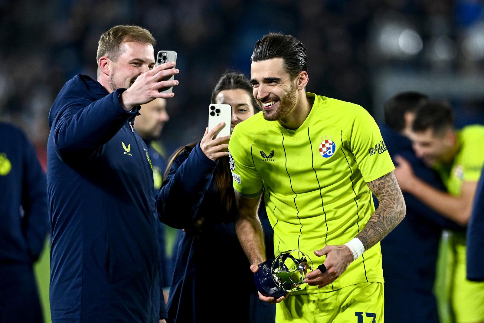 05.11.2024., stadion Tehelne pole, Bratislava, Slovacka - UEFA Liga prvaka, grupna faza, 4. kolo, SK Slovan Bratislava - GNK Dinamo. Sandro Kulenovic Photo: Marko Lukunic/PIXSELL