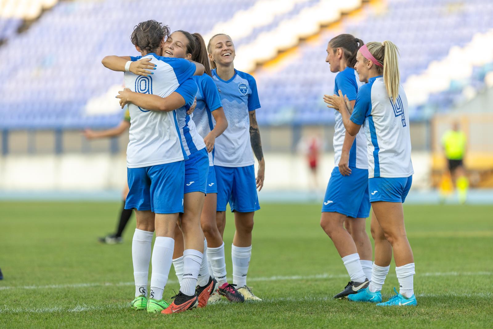 07.09.2024., Osijek - Kvalifikacije za Ligu prvakinja: Osijek - Peamount United Photo: Borna Jaksic/PIXSELL