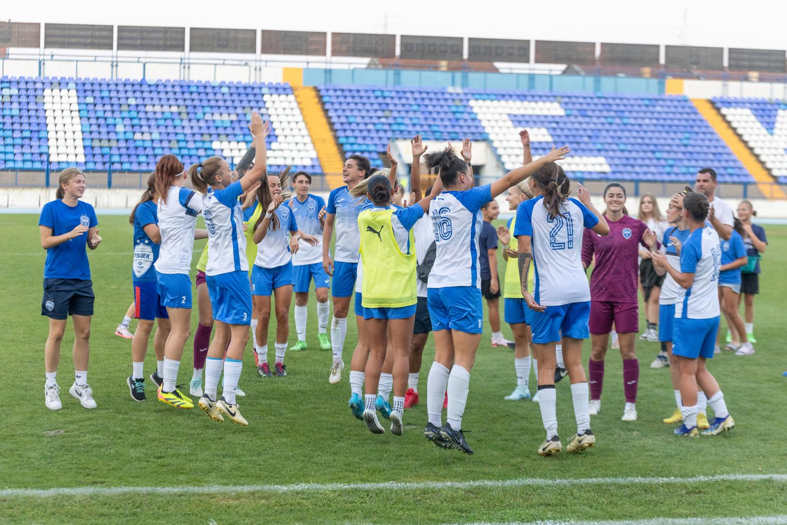 07.09.2024., Osijek - Kvalifikacije za Ligu prvakinja: Osijek - Peamount United Photo: Borna Jaksic/PIXSELL