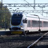 07.10.2024., Sisak - Odlazak vlaka sa sisackog Zeljeznickog kolodvora. Photo: Nikola Cutuk/PIXSELL