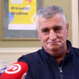 08.11.2024., Split  -Konferencija za medije  predsjednickog kandidata Mosta Mira Bulja na kojoj se osvrnuo na KOMferenciju u organizaciji HUOJ-a, koja se reklamira po medijima pod naslovom 