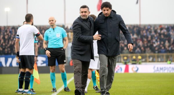 09.11.2024., stadion Velika Gorica - 13. kolo SuperSport HNL-a: HNK Gorica - GNK Dinamo Zagreb. Trener Dinama Nenad Bjelica i Mario Carevic, trener HNK Gorice. Photo: Slavko Midzor/PIXSELL