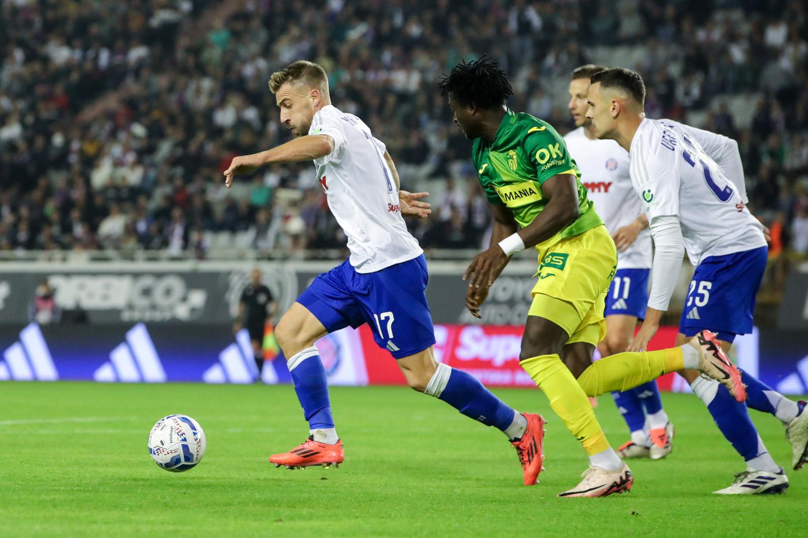 09.11.2024., stadion Poljud, Split - 13. kolo SuperSport HNL-a: HNK Hajduk - NK Istra 1961.Dario Melnjak. Photo: Zvonimir Barisin/PIXSELL