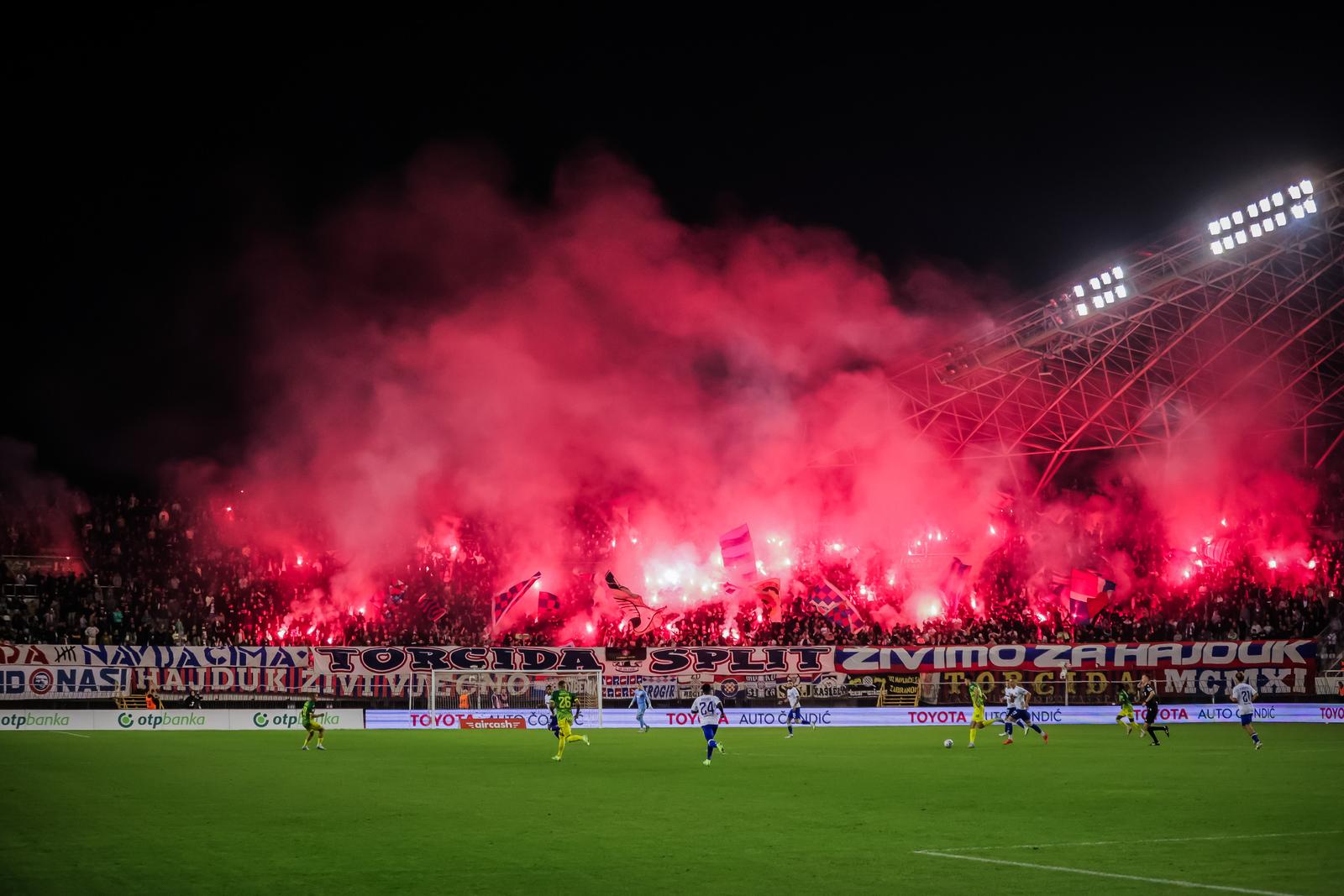 09.11.2024., Stadion Poljud, Split - 13. kolo SuperSport HNL-a: Hajduk - Istra 1961. Photo: Zvonimir Barisin/PIXSELL