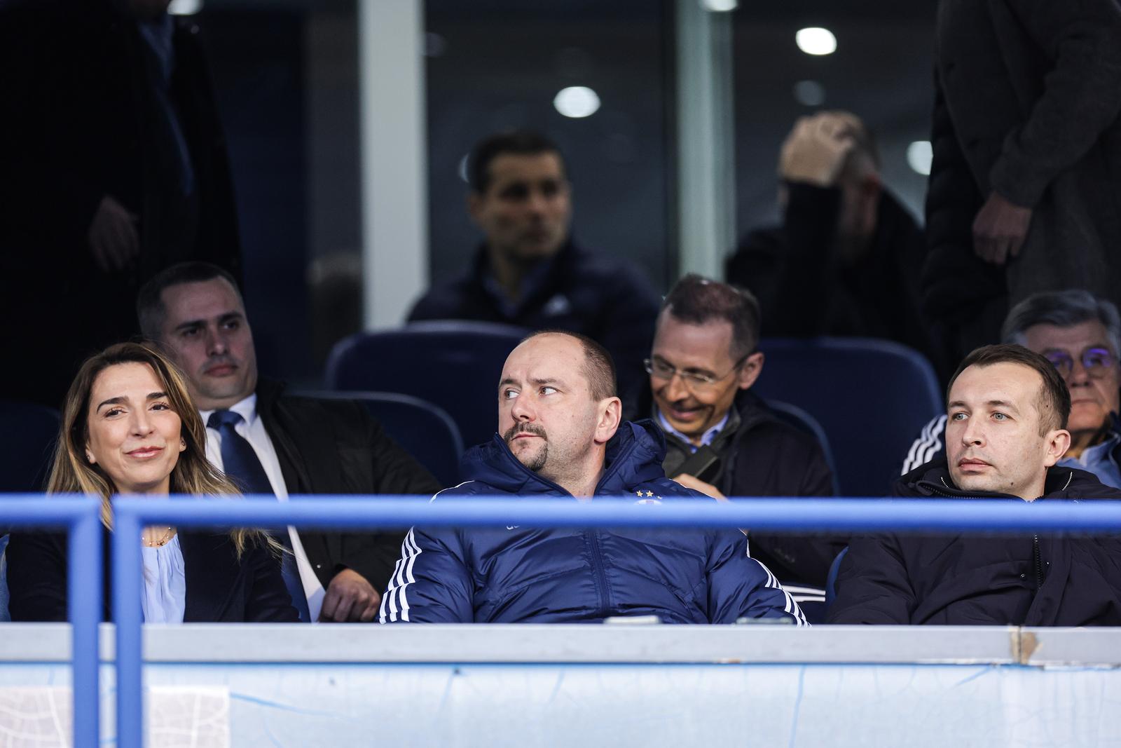 10.03.2024., stadion Maksimir,, Zagreb - Utakmica 26. kola HNL-a  GNK Dinamo - NK Slaven Belupo. Vlatka Peras, Darko Podnar, Danijel Tomacic Photo: Luka stanzl/PIXSELL