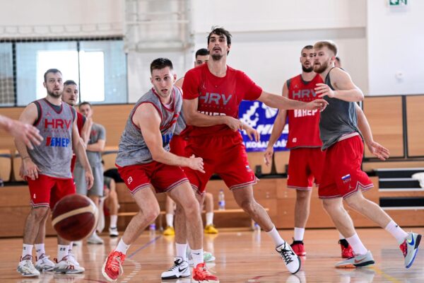 10.08.2023., Zagreb - Trening hrvatske kosarkaske reprezentacije uoci odlaska na Olimpijski pretkvalifikacijski turnir. Photo: Igor Soban/PIXSELL