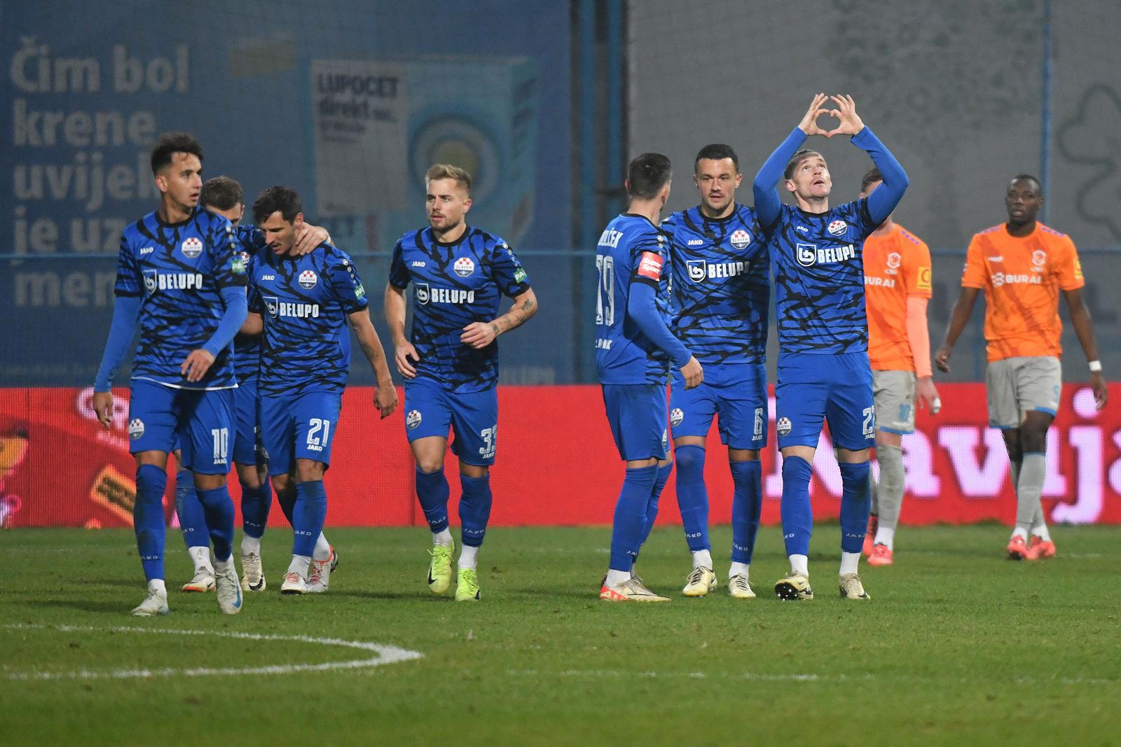 10.11.2024., Stadion Ivan Kusek Apas, Kopriovnica- 13. kolo SuperSport HNL, NK Slaven Belupo i NK Varazdin.  Alen Grgic.
Photo: Vjeran Zganec Rogulja/Pixsell Photo: Vjeran Zganec Rogulja/PIXSELL