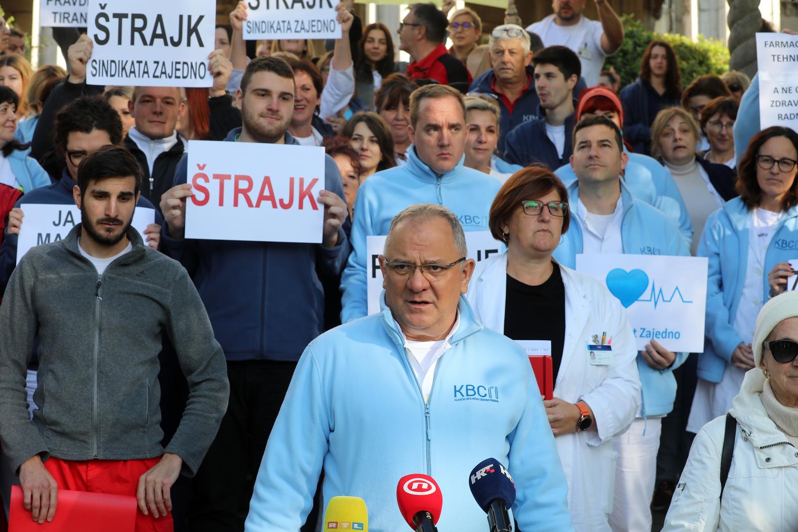 Štrajk medicinara u Rijeci