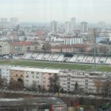 13.12.2021., Zagreb - Pogled na nogometni stadion u Kranjcevicevoj ulici sa 17 kata hotela Westin. Photo: Sanjin Strukic/PIXSELL