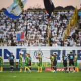 14.04.2024., stadion Aldo Drosina, Pula - SuperSport HNL, 30. kolo, NK Istra 1961 - HNK Rijeka. navijaci Rijeke, Armada Photo: Sasa Miljevic/PIXSELL