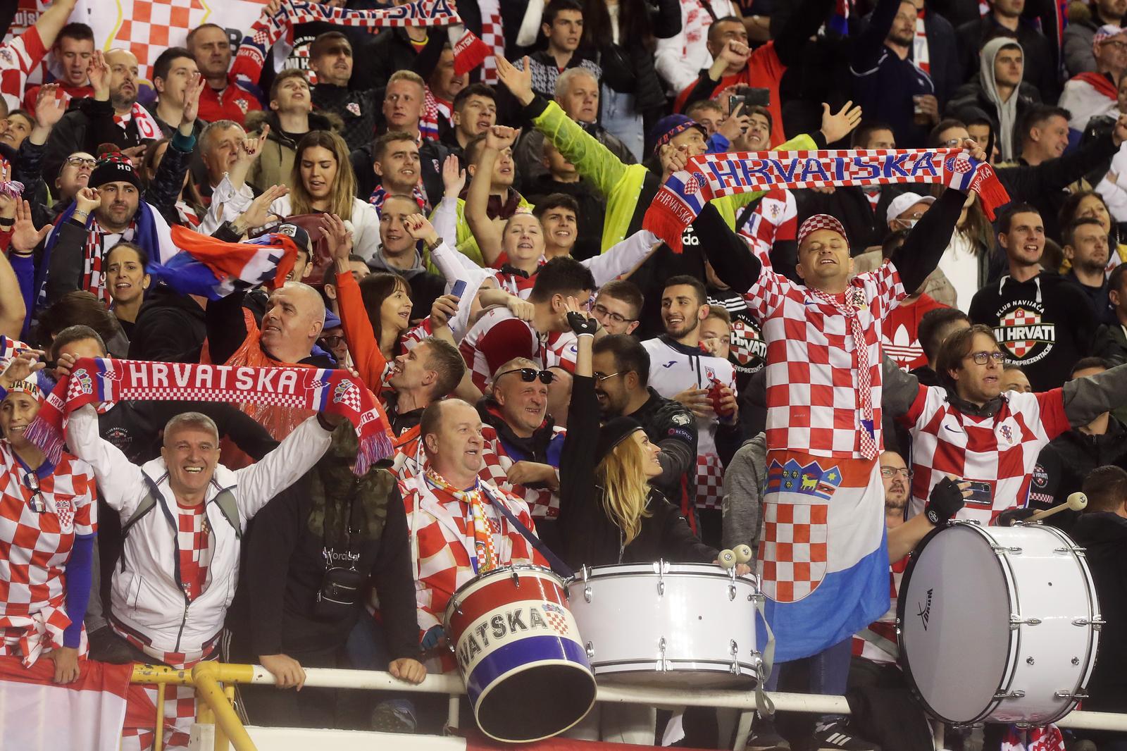 14.11.2021., Split - Stadion Poljud, kvalifikacijska utakmica za odlazak na SP u Qataru izmedju reprezentacije Hrvatske i Rusije. Photo: Goran Stanzl/PIXSELL