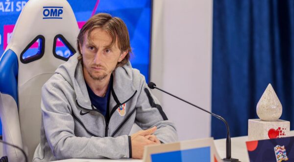 17.11.2024., Split- Poljud, konferencija za medije hrvatske nogometne reprezentacije pred utakmicu Lige nacija Hrvatska - Portugal. Zlatko Dalic, Luka Modric Photo: Ivana Ivanovic/PIXSELL