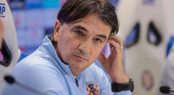 17.11.2024., Split- Poljud, konferencija za medije hrvatske nogometne reprezentacije pred utakmicu Lige nacija Hrvatska - Portugal. Zlatko Dalic, Luka Modric Photo: Ivana Ivanovic/PIXSELL