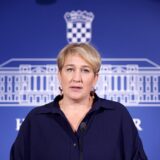 18.10.2024., Zagreb - Na konferenciji za medije  odrzanoj u Saboru o tematskoj sjednici o slucaju Jadrolinija govorila je Ivana Markovic. Photo: Patrik Macek/PIXSELL