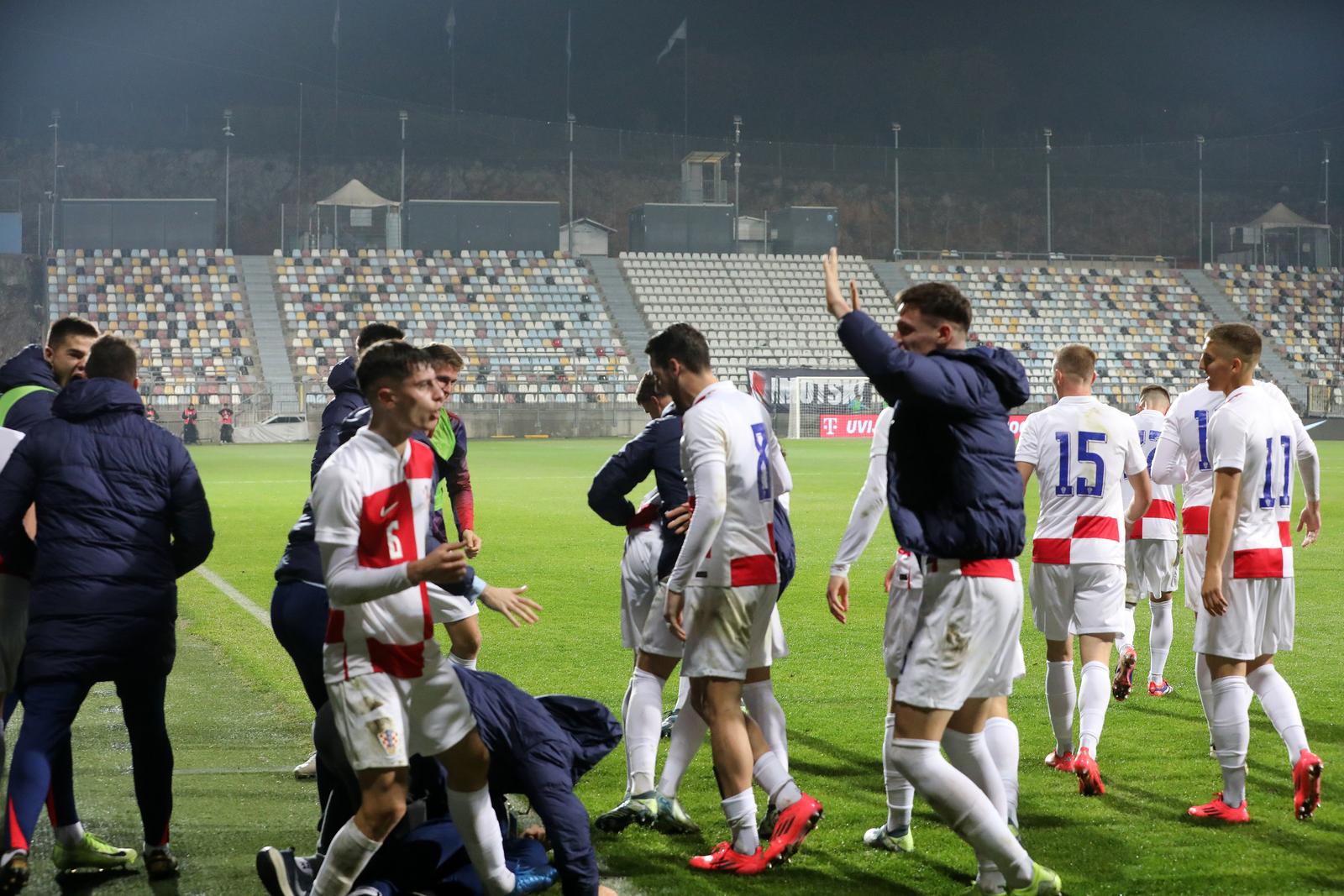 19.11.2024., Rijeka - Kvalifikacijska nogometna utakmica za Europsko prvenstvo 2025 U-21 izmedju Hrvatske i Gruzije. Photo: Goran Kovacic/PIXSELL