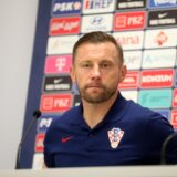 19.11.2024., Rijeka - Izbornik Ivica olic na konferenciji nakon utakmice. Kvalifikacijska nogometna utakmica za Europsko prvenstvo 2025 U-21 izmedju Hrvatske i Gruzije. Photo: Goran Kovacic/PIXSELL