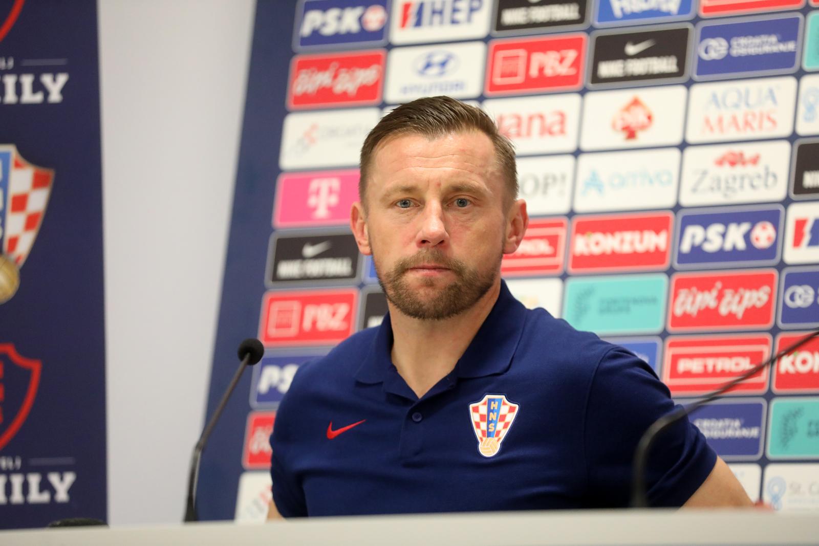 19.11.2024., Rijeka - Izbornik Ivica olic na konferenciji nakon utakmice. Kvalifikacijska nogometna utakmica za Europsko prvenstvo 2025 U-21 izmedju Hrvatske i Gruzije. Photo: Goran Kovacic/PIXSELL