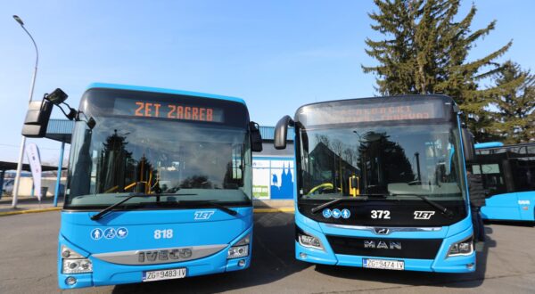 21.02.2023., Zagreb - U ZET-ovom autobusnom pogonu u Podsusedu odrzat ce se predstavljanje preostalih 20 isporucenih niskopodnih autobusa u sklopu projekta "Nabava 65 autobusa za ZET d.o.o.".   Photo: Robert Anic/PIXSELL