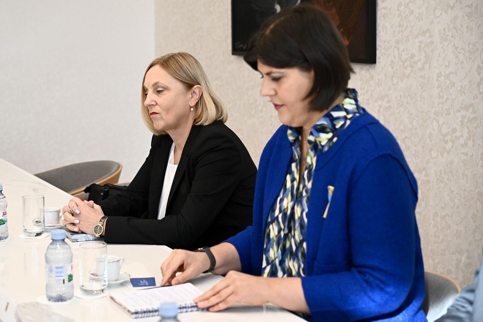 21.10.2024., Zagreb - Predsjednik Vlade Andrej Plenkovic sastao se s glavnom europskom tuziteljicom Laurom Codrutom Kovesi. Tamara Laptos Photo: Marko Lukunic/PIXSELL