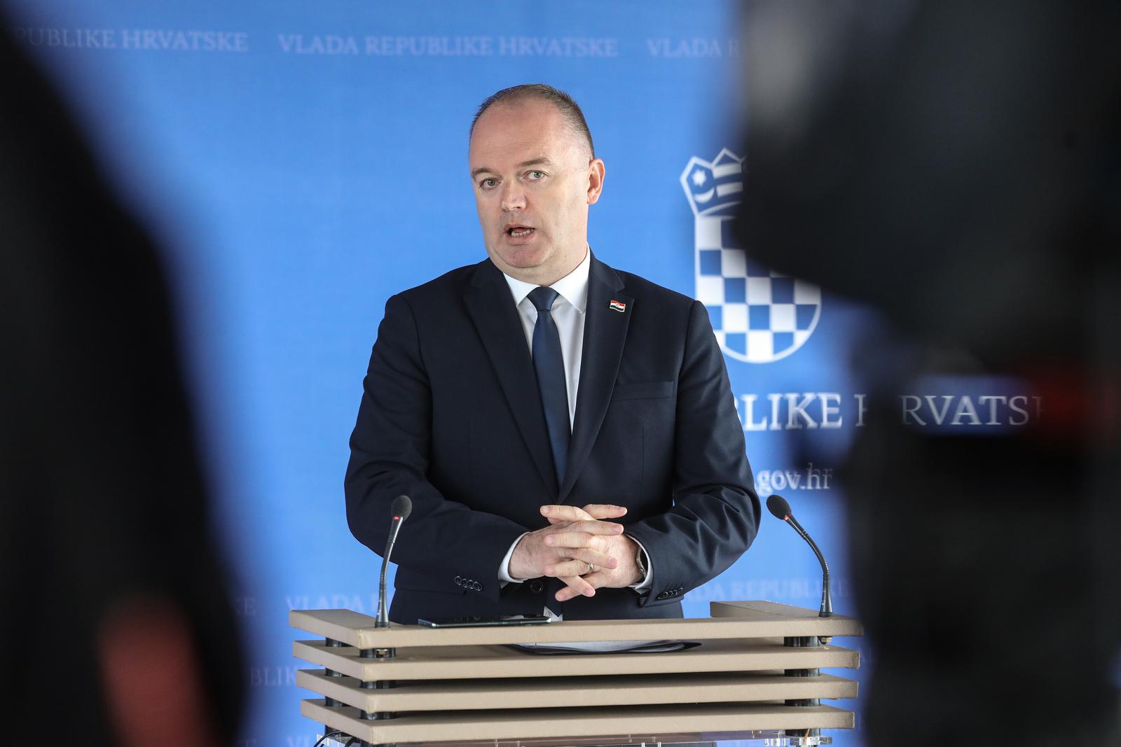 21.11.2024.,Zagreb,  pod predsjedanjem premijera Andreja Plenkovica odrzana 41. sjednica Vlade RH. Izjava ministra Ivana Sipica.   Photo: Robert Anic/PIXSELL