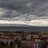 22.11.2024. Rijeka - Kisovito vrijeme s povremenim jakim jugom u Rijeci. Photo: Nel Pavletic/PIXSELL