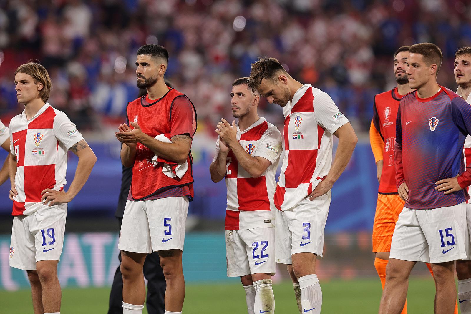 25.06.2024., stadion Leipzig, Leipzig, Njemacka - Europsko prvenstvo 2024., skupina B, 3. kolo, Hrvatska - Italija.  Photo: Luka stanzl/PIXSELL