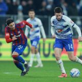 24.11.2024., stadion Opus Arena, Osijek - SuperSport HNL, 14. kolo, NK Osijek - HNK Hajduk. Filip Krovinovic, Marko Soldo. Photo: Davor Javorovic/PIXSELL